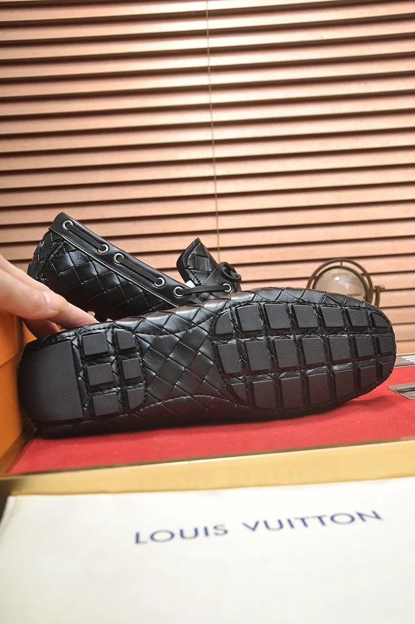 Men's Men's Shoes💰420💶【GUCCI】 (High-end Niuli) New 🍀Gucci*——Gucci Doudou Shoes! Made of imported original cowhide, the inner top layer is comfortable cowhide lining! Original wear-resistant rubber outsole! High quality products! Code number 38-44!